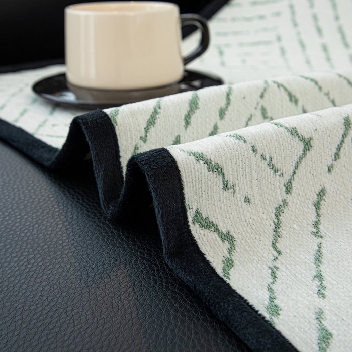 91家纺网 家纺一手货源 找家纺 沐沐家纺 2026新款曼香沙发垫 绿色