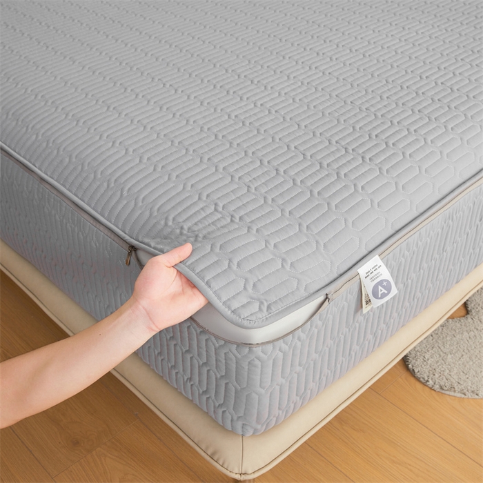 91家纺网 家纺一手货源 找家纺 （总）伊人坊 2025新款水洗棉六面全包床笠床垫保护套