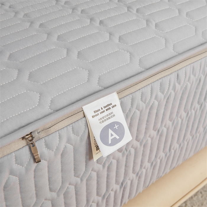 91家纺网 家纺一手货源 找家纺 伊人坊 2025新款水洗棉六面全包床笠床垫保护套 升级款-素雅灰