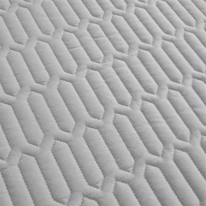 91家纺网 家纺一手货源 找家纺 伊人坊 2025新款水洗棉六面全包床笠床垫保护套 升级款-素雅灰