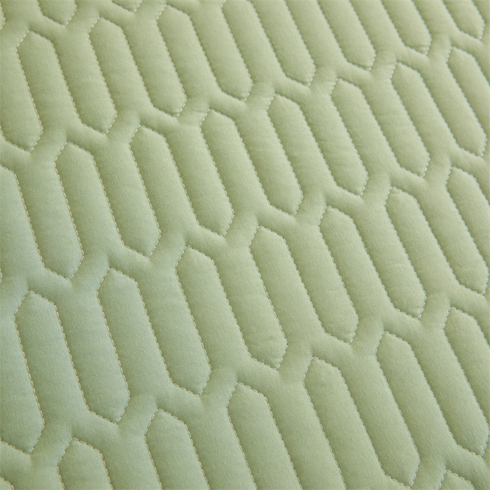 91家纺网 家纺一手货源 找家纺 伊人坊 2025新款水洗棉六面全包床笠床垫保护套 升级款-抹茶绿