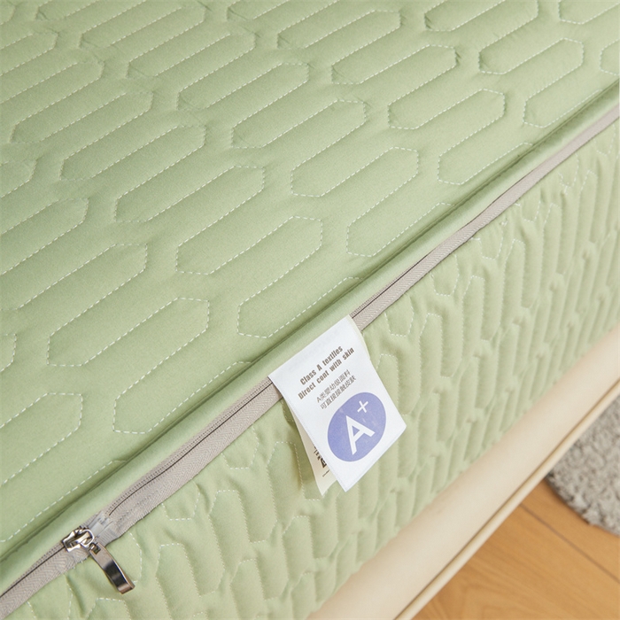 91家纺网 家纺一手货源 找家纺 伊人坊 2025新款水洗棉六面全包床笠床垫保护套 升级款-抹茶绿