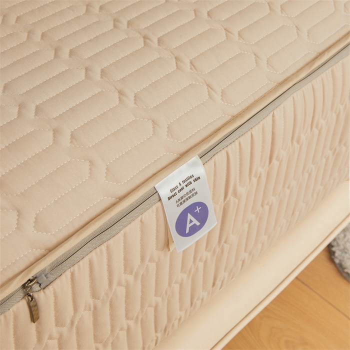 91家纺网 家纺一手货源 找家纺 伊人坊 2025新款水洗棉六面全包床笠床垫保护套 升级款-浅驼色