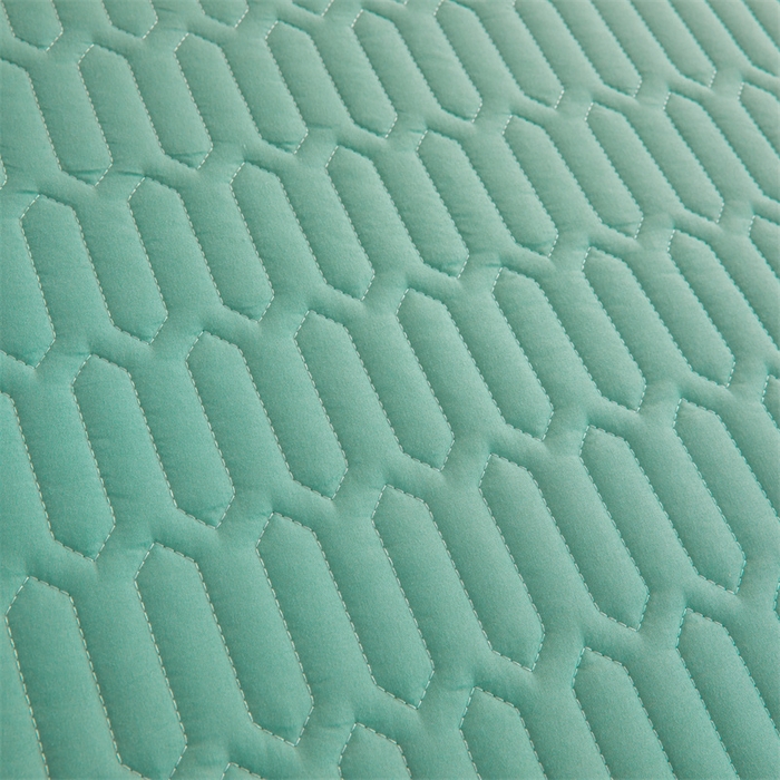 91家纺网 家纺一手货源 找家纺 伊人坊 2025新款水洗棉六面全包床笠床垫保护套 升级款-清水绿