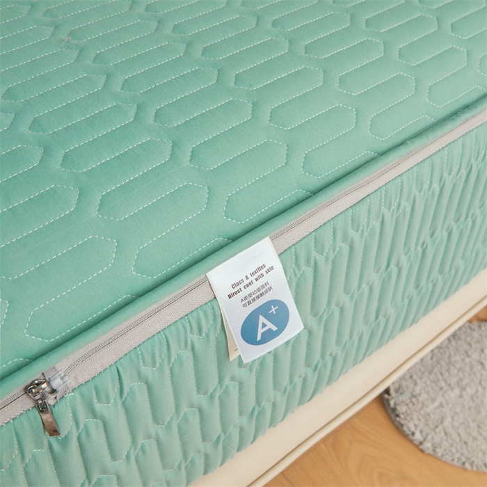 91家纺网 家纺一手货源 找家纺 伊人坊 2025新款水洗棉六面全包床笠床垫保护套 升级款-清水绿