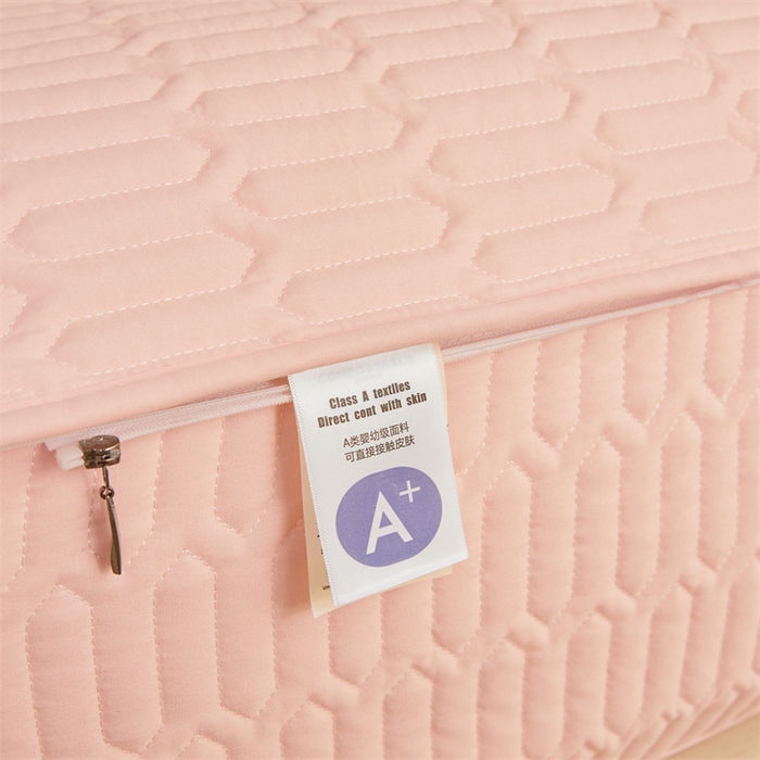 91家纺网 家纺一手货源 找家纺 伊人坊 2025新款水洗棉六面全包床笠床垫保护套 升级款-樱花粉