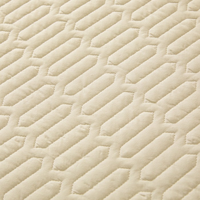 91家纺网 家纺一手货源 找家纺 伊人坊 2025新款水洗棉六面全包床笠床垫保护套 普通款-米色