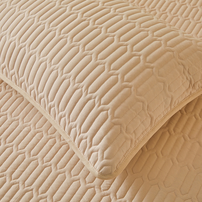 91家纺网 家纺一手货源 找家纺 伊人坊 2025新款水洗棉六面全包床笠床垫保护套 普通款-浅驼色