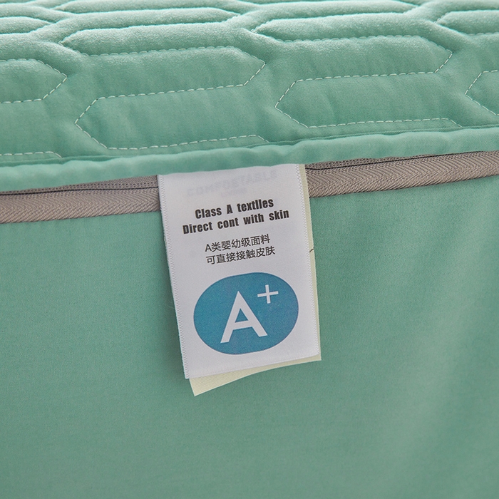 91家纺网 家纺一手货源 找家纺 伊人坊 2025新款水洗棉六面全包床笠床垫保护套 普通款-清水绿