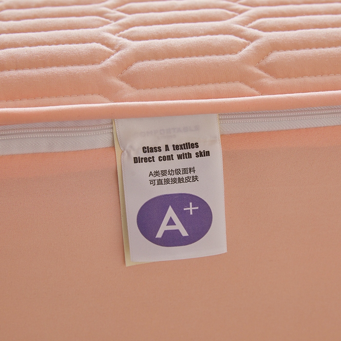 91家纺网 家纺一手货源 找家纺 伊人坊 2025新款水洗棉六面全包床笠床垫保护套 普通款-樱花粉