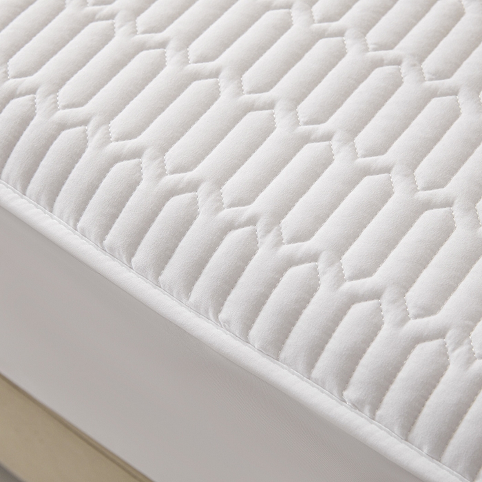 91家纺网 家纺一手货源 找家纺 伊人坊 2025新款水洗棉六面全包床笠床垫保护套 普通款-珍珠白