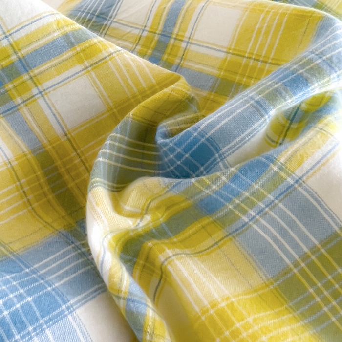 91家纺网 家纺一手货源 找家纺 久典家居 2025A类全棉色织水洗棉学生款三件套 清妍黄