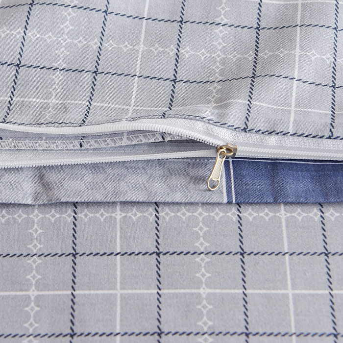 91家纺网 家纺一手货源 找家纺 鑫宇2025新款13372全棉学生宿舍上下铺三件套床单款床笠款可定制 邦尼熊-灰