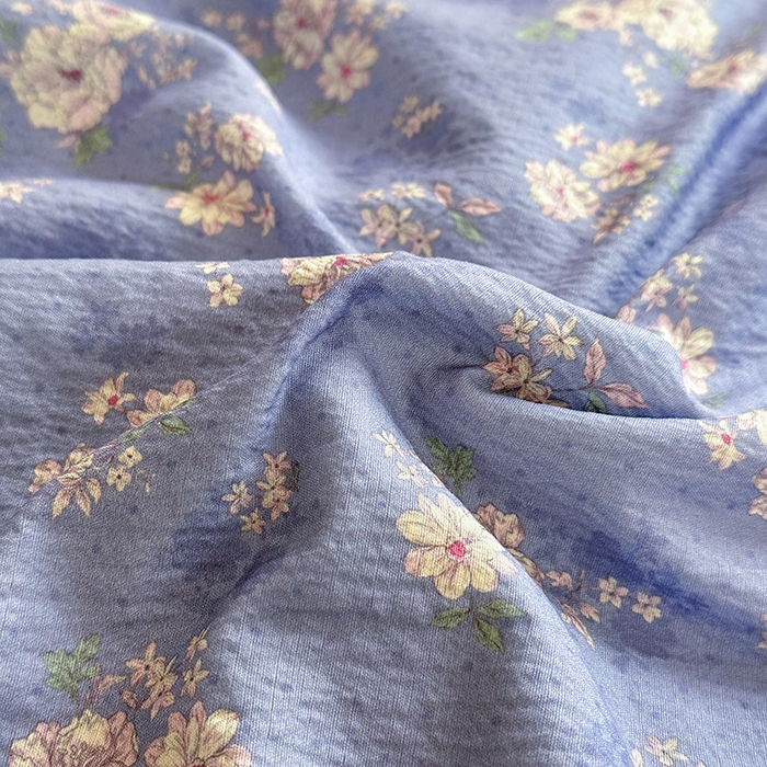 91家纺网 家纺一手货源 找家纺 斯卡诺家纺 2025新款纯棉花边双层纱夏被四件套水洗棉夏被四件套 花语