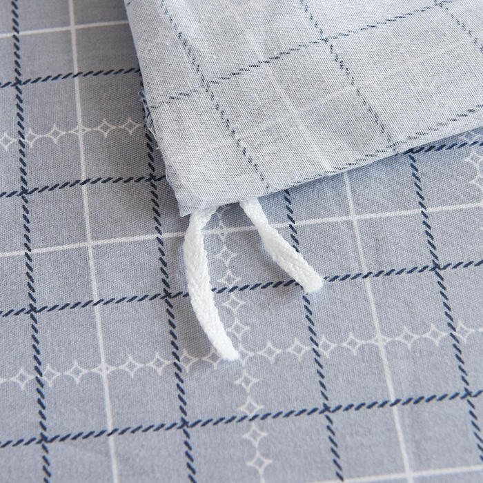 91家纺网 家纺一手货源 找家纺 鑫宇2025新款13372全棉学生宿舍上下铺三件套床单款床笠款可定制 邦尼熊-蓝