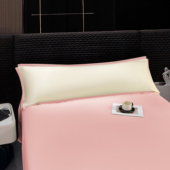 91家纺网 家纺一手货源 找家纺 （总）梦舒羽 2025新款水洗真丝宽边双人枕套