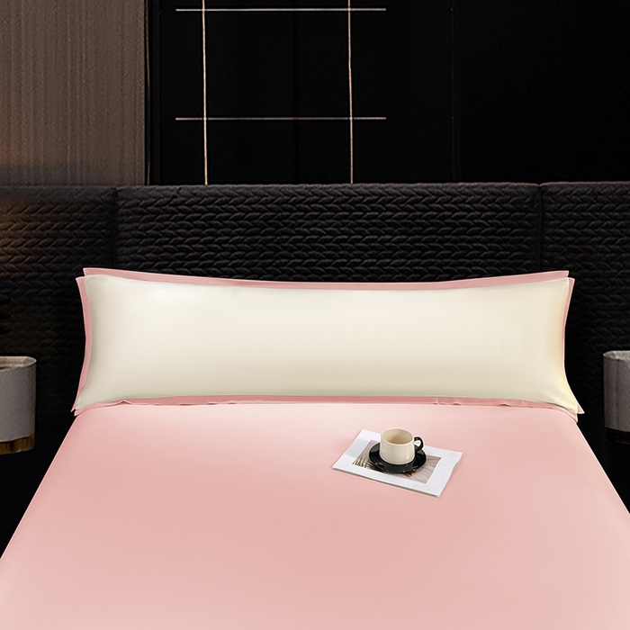 91家纺网 家纺一手货源 找家纺 （总）梦舒羽 2025新款水洗真丝宽边双人枕套