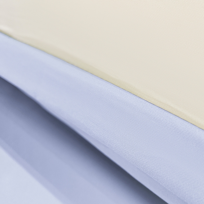 91家纺网 家纺一手货源 找家纺 梦舒羽 2025新款水洗真丝宽边双人枕套 奶油浅紫