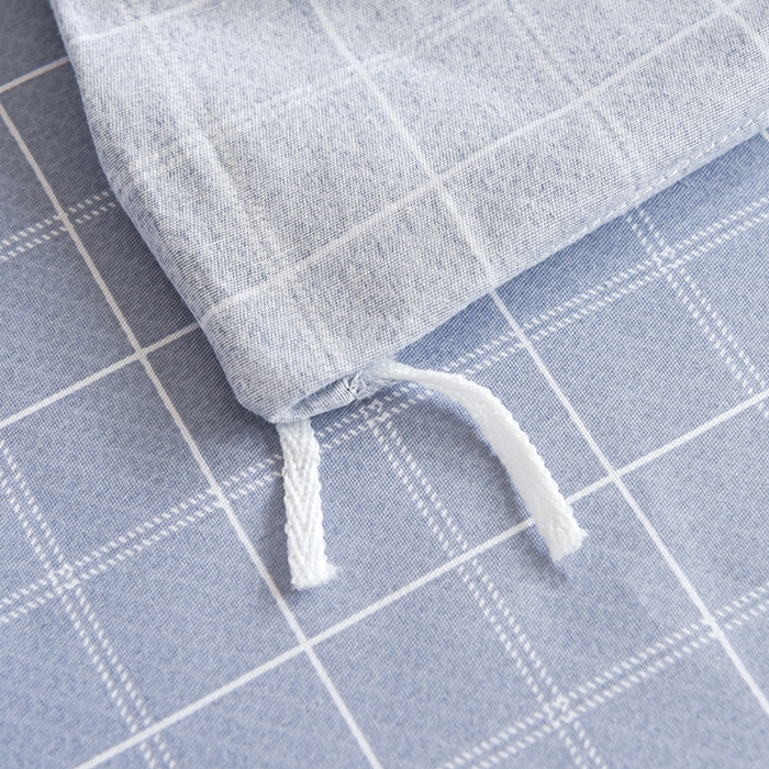 91家纺网 家纺一手货源 找家纺 鑫宇2025新款13372全棉学生宿舍上下铺三件套床单款床笠款可定制 新都时尚-灰