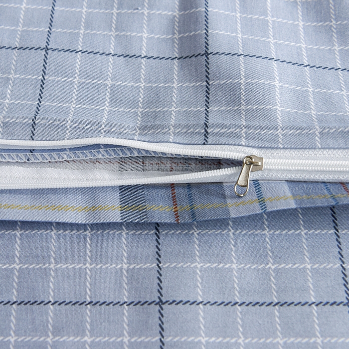 91家纺网 家纺一手货源 找家纺 鑫宇2025新款13372全棉学生宿舍上下铺三件套床单款床笠款可定制 梦的启航-灰