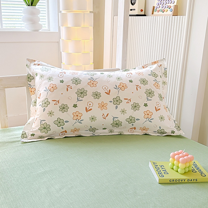 91家纺网 家纺一手货源 找家纺 鑫宇2025新款13372全棉学生宿舍上下铺三件套床单款床笠款可定制 花香暗里