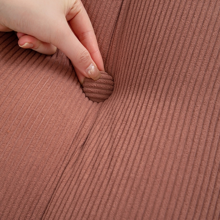 91家纺网 家纺一手货源 找家纺 沐沐家纺 2026春夏新款灯芯绒三角大靠背 胭脂红