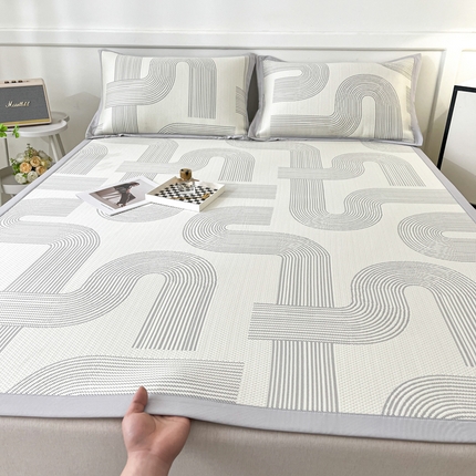 91家纺网 家纺一手货源 找家纺 （总）美洲琳 2025新款PE泡小豆凉感豆豆席