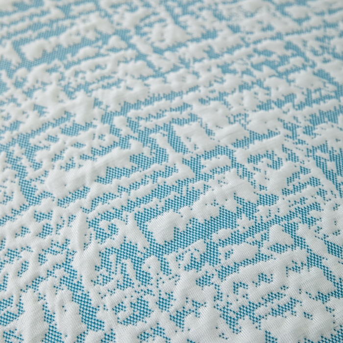 91家纺网 家纺一手货源 找家纺 沐沐家纺 2026新款夏茵沙发套 孔雀蓝