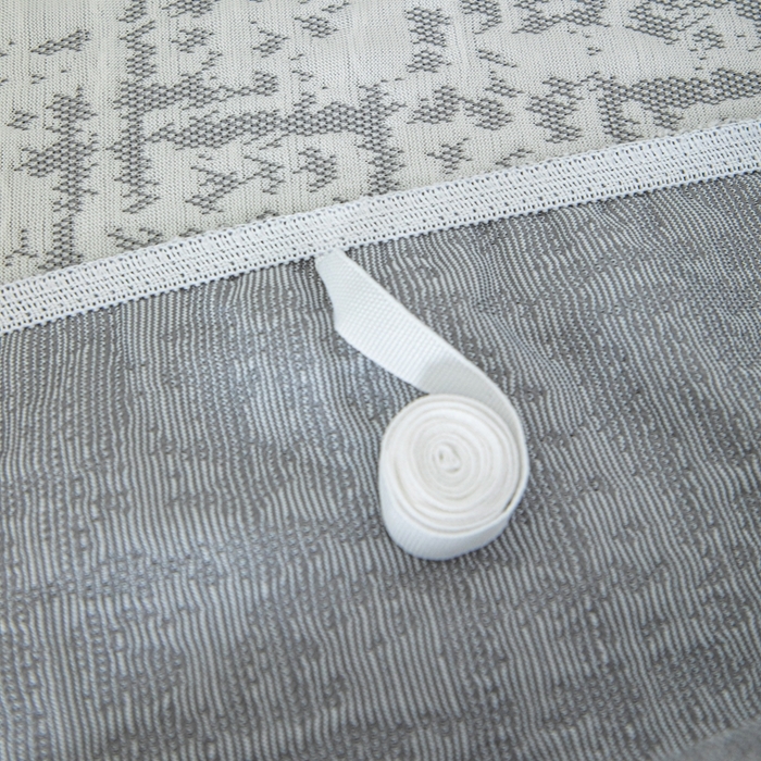 91家纺网 家纺一手货源 找家纺 沐沐家纺 2026新款夏茵沙发套 浅中灰