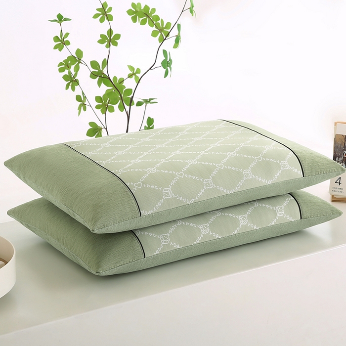 91家纺网 家纺一手货源 找家纺 （总）小牛席业 2025新款PE冰丝夏凉枕-月亮爱心冰丝枕夏天凉枕草席枕头竹枕藤枕头