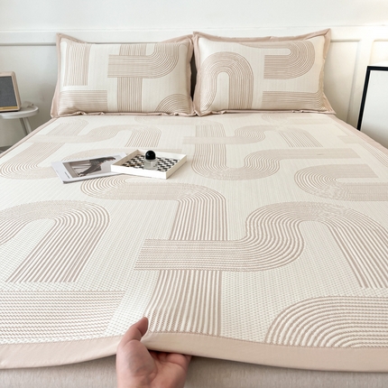 91家纺网 家纺一手货源 找家纺 （总）美洲琳 2025新款PE泡小豆凉感豆豆席