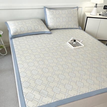 美洲琳 2025新款PE泡小豆凉感豆豆席 梵高-蓝