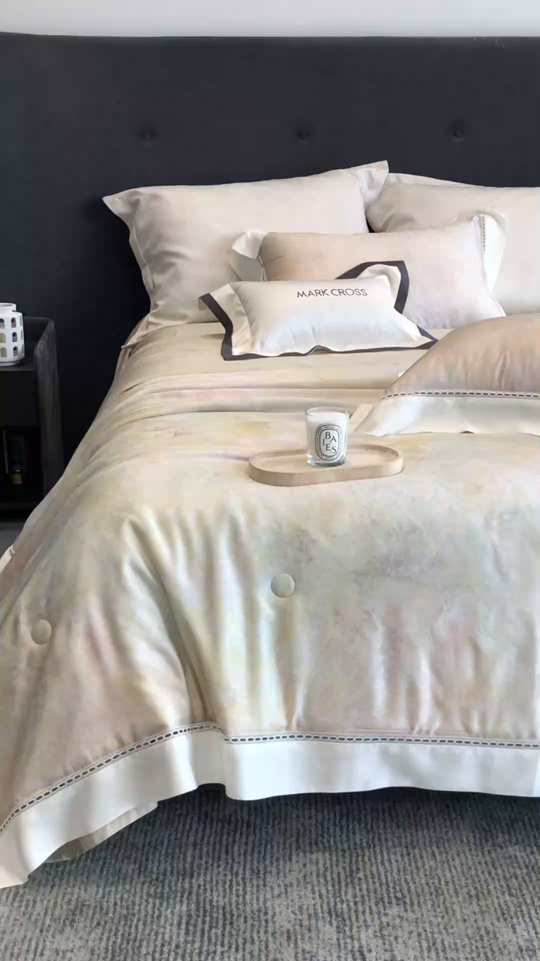 91家纺网 家纺一手货源 找家纺 佳汐蓝家纺 2025新款复古韵染花卉冰伯克超细旦夏被夏凉被空调被四件套 夏被-风华佩斯-浅翡绿