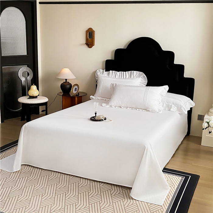 91家纺网 家纺一手货源 找家纺 （总）花香四季家纺 2025新款A类纯棉母婴级全棉13376床单纯色单品系列