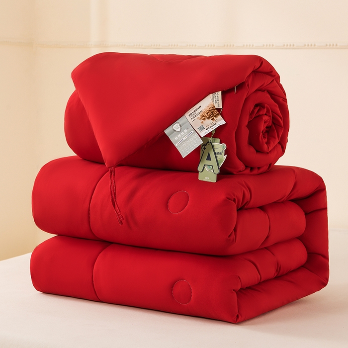 91家纺网 家纺一手货源 找家纺 （总）招财狼家纺 2025新款亲肤舒适磨毛水洗棉子母被被子被芯