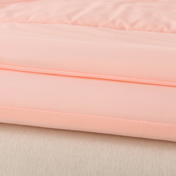 91家纺网 家纺一手货源 找家纺 招财狼家纺 2025新款亲肤舒适磨毛水洗棉子母被被子被芯 粉色