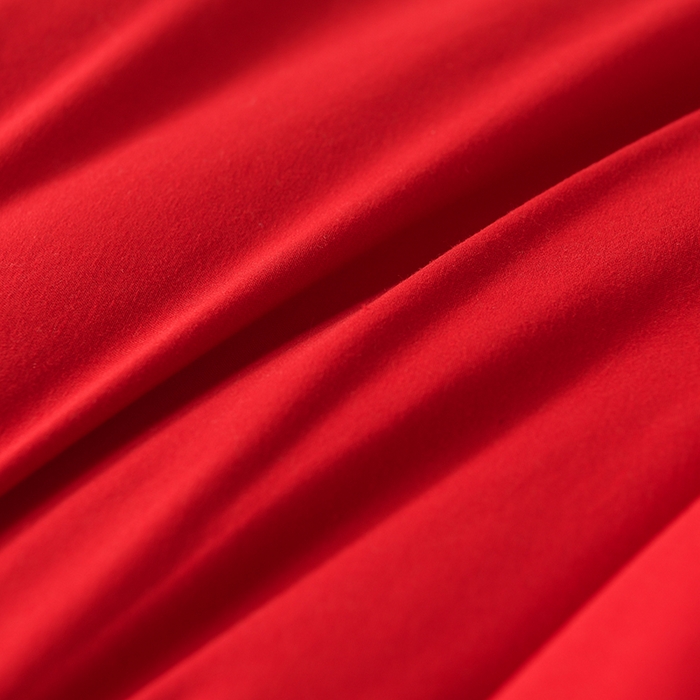 91家纺网 家纺一手货源 找家纺 招财狼家纺 2025新款亲肤舒适磨毛水洗棉子母被被子被芯 红色