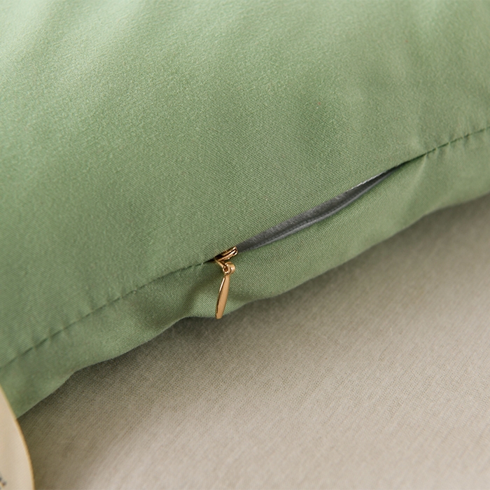 91家纺网 家纺一手货源 找家纺 招财狼家纺 2025新款亲肤舒适磨毛水洗棉子母被被子被芯 绿色