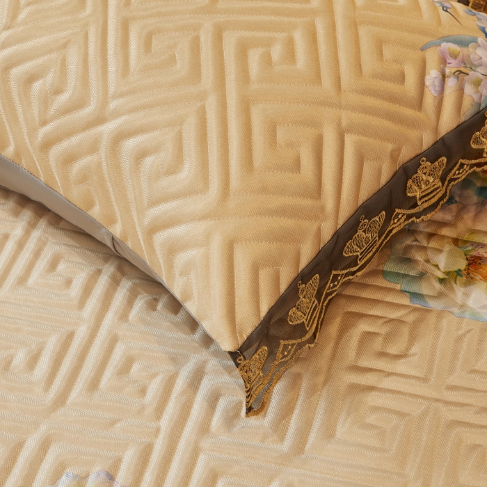 91家纺网 家纺一手货源 找家纺 （总）罗艺轩 2025新款可拆卸床笠式床裙印花冰丝席