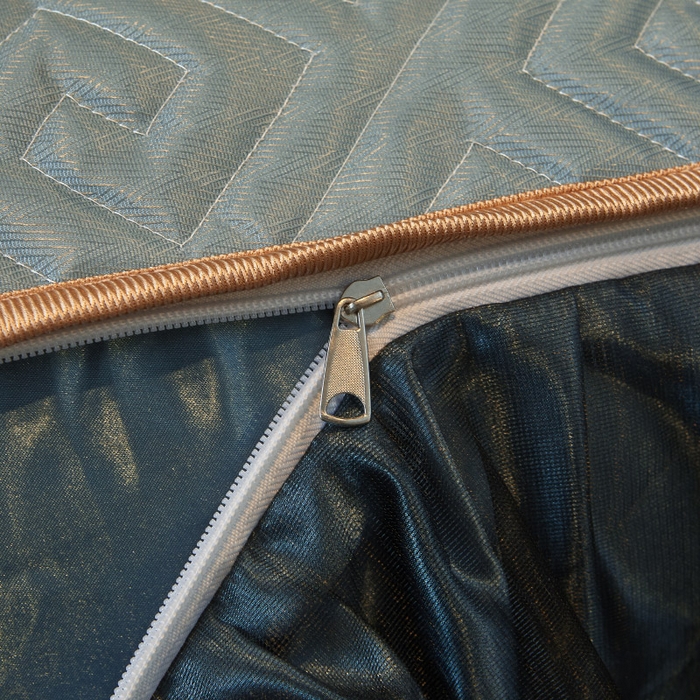 91家纺网 家纺一手货源 找家纺 罗艺轩 2025新款可拆卸床笠式床裙印花冰丝席 花满庭