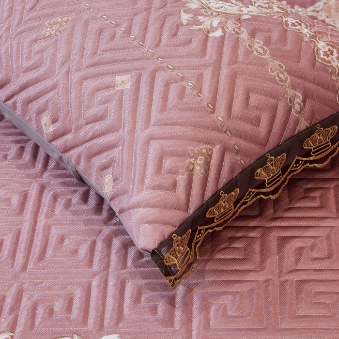 91家纺网 家纺一手货源 找家纺 罗艺轩 2025新款可拆卸床笠式床裙印花冰丝席 华尔兹