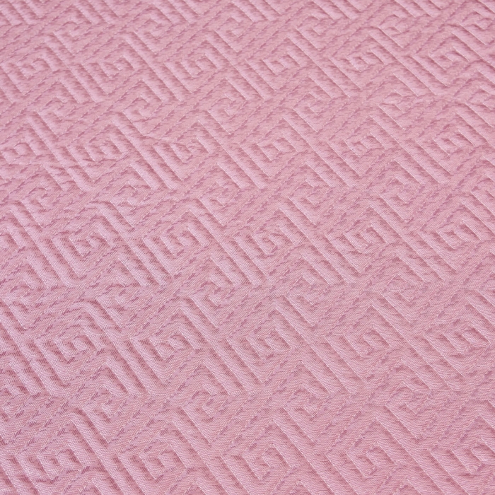 91家纺网 家纺一手货源 找家纺 罗艺轩 2025新款可拆卸床笠式床裙印花冰丝席 罗曼-粉紫