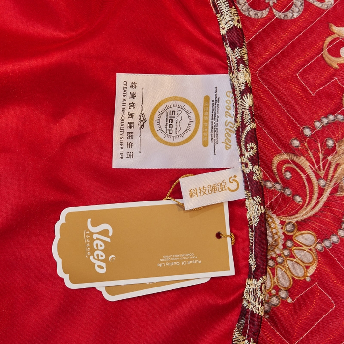 91家纺网 家纺一手货源 找家纺 罗艺轩 2025新款可拆卸床笠式床裙印花冰丝席 幸福恋曲