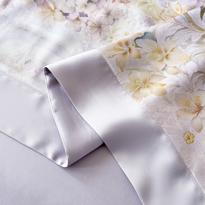 91家纺网 家纺一手货源 找家纺 （总）若未2025新款玲珑 50S兰精天丝平网活性数码印花四件套 玲珑 控价 券后不低于 368