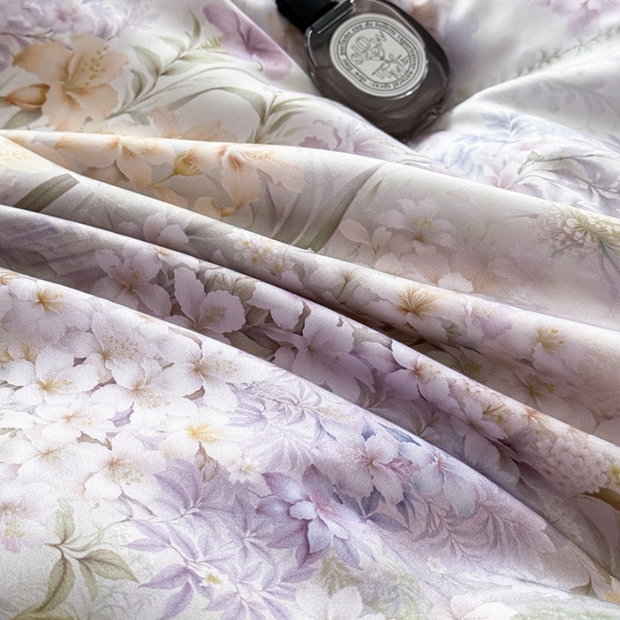 91家纺网 家纺一手货源 找家纺 （总）若未2025新款玲珑 50S兰精天丝平网活性数码印花四件套 玲珑 控价 券后不低于 368