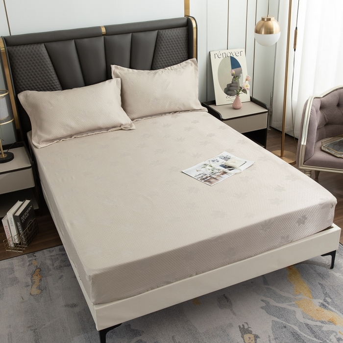 91家纺网 家纺一手货源 找家纺 （总）乐居家纺 2025新款A类凉感纤维凉豆豆可水洗冰丝凉席席子床笠款