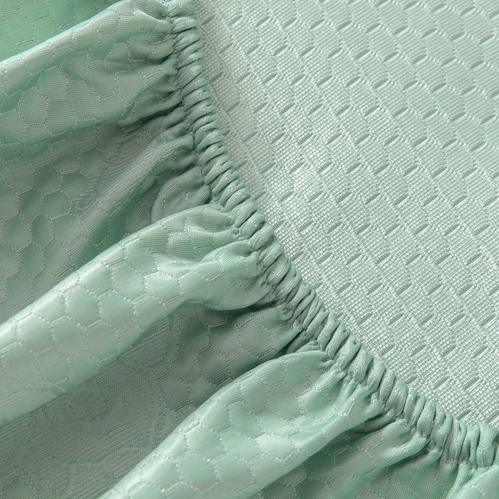 91家纺网 家纺一手货源 找家纺 乐居家纺 2025新款A类凉感纤维凉豆豆可水洗冰丝凉席席子床笠款 绿色小熊