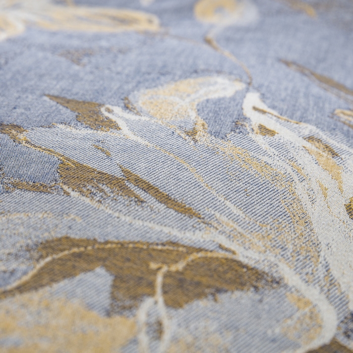 91家纺网 家纺一手货源 找家纺 2025新款全棉色织双层纱纽扣款四件套 韶华-灰