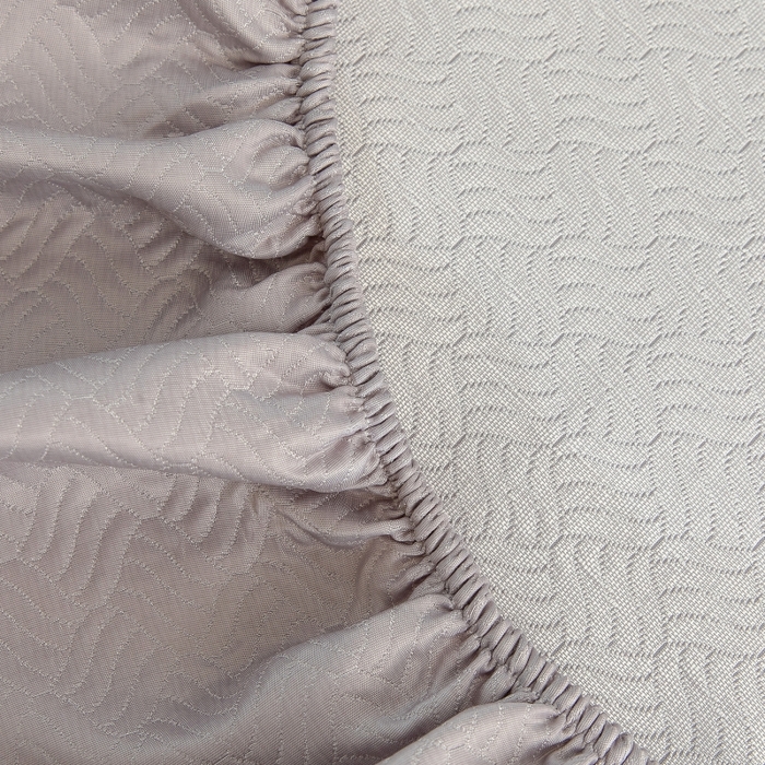 91家纺网 家纺一手货源 找家纺 乐居家纺 2025新款A类凉感纤维凉豆豆可水洗冰丝凉席席子床笠款 浅灰-密道