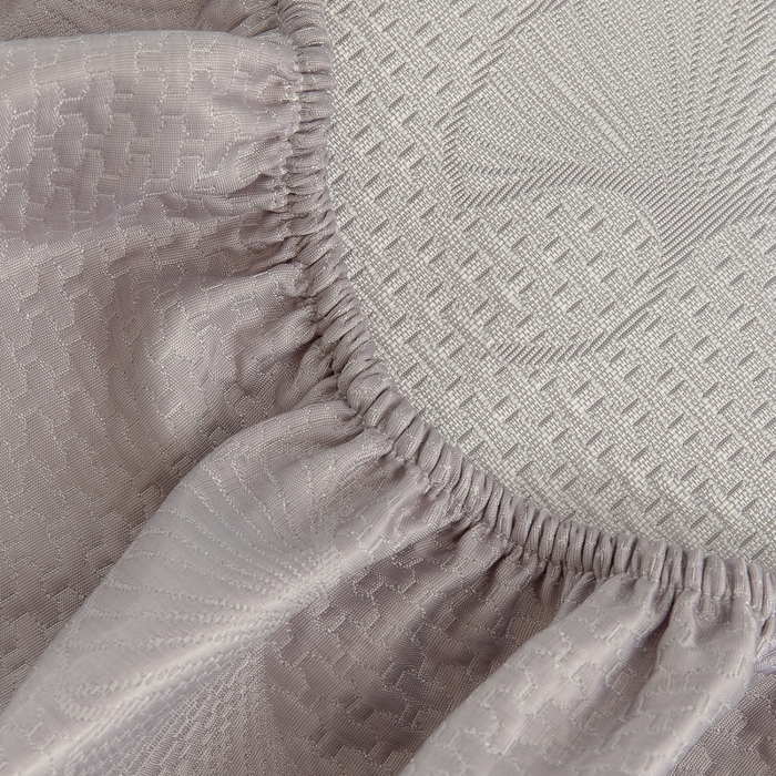 91家纺网 家纺一手货源 找家纺 乐居家纺 2025新款A类凉感纤维凉豆豆可水洗冰丝凉席席子床笠款 浅灰-银杏叶